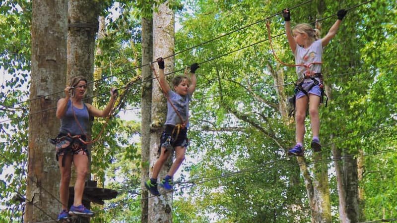 Bali Treetop Adventure Park is a fun activity for all the family