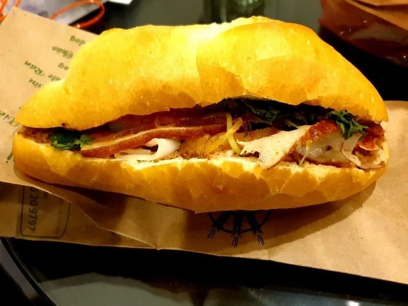 Banh mi at Banh Mi Ba Dan, Hanoi
