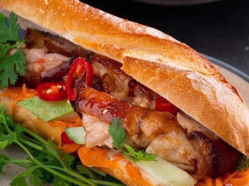 Banh mi at Banh Mi Dinh Ngang, Hanoi