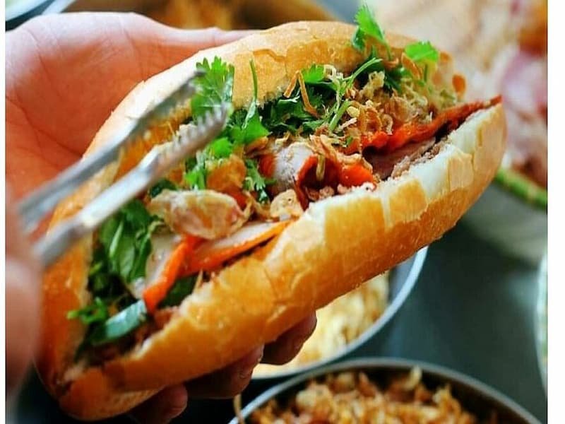 Banh mi at Banh Mi Lan Ong, Hanoi