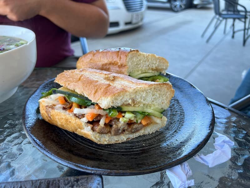 Banh mi at Banh Mi P, Hanoi
