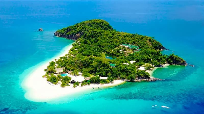 Club Paradise, Palawan is nestled on its own island