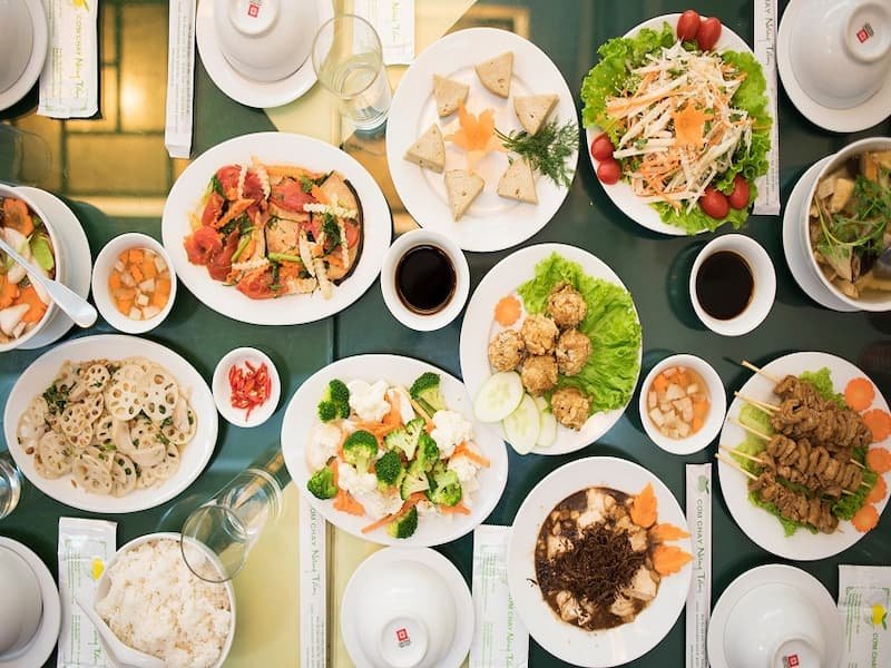 vegetrian restaurant in Hanoi