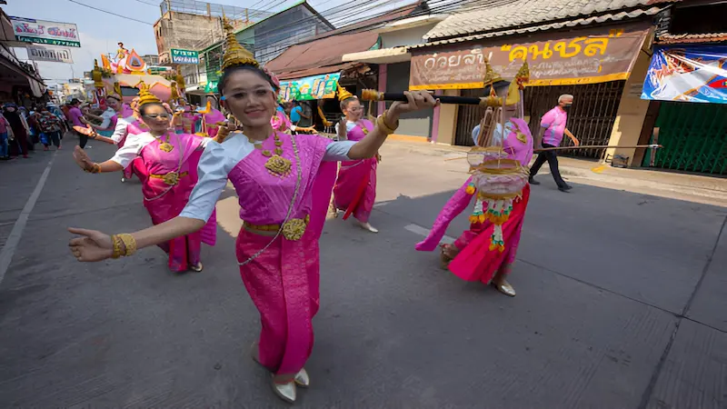 Songkran - Traditional Street Parades