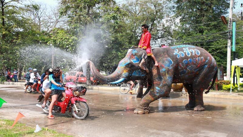Songkran celebrations in Chang Mai