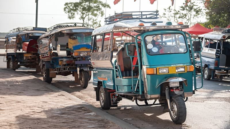 Loas ubiquitous tuk-tuk