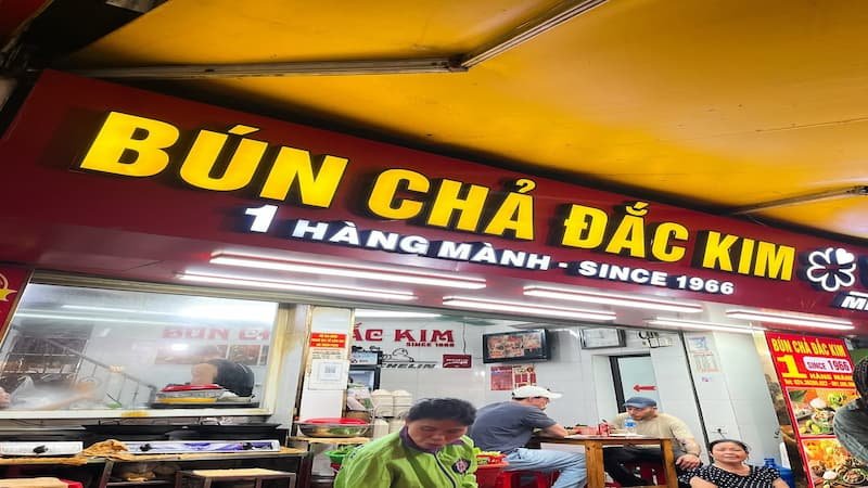 Bún Chả Đắc Kim- One of Hanoi's most beloved eateries.