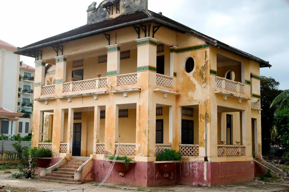 Well-preserved French colonial architecture in Battambang that budget travelers can explore for free, adding cultural value to Cambodia's most affordable provincial city